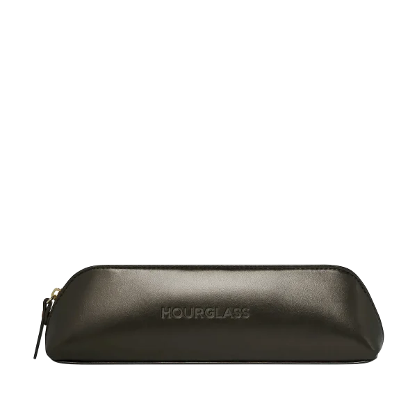 Vegan Leather Makeup Brush Bag